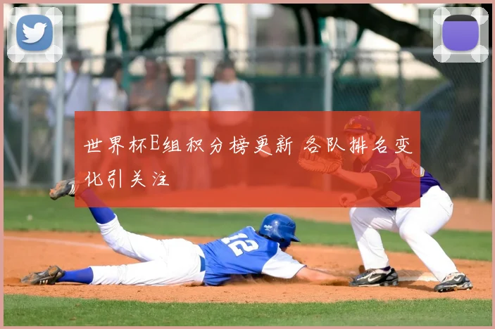世界杯E组积分榜更新 各队排名变化引关注